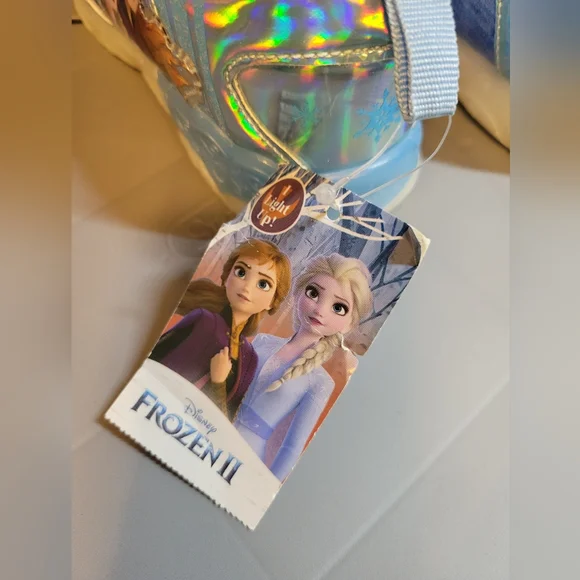 Disney Frozen 2, girls light up sneakers NWT - Picture 4 of 6